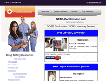 Tablet Screenshot of gcmsconfirmation.com